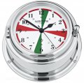 WEMPE Orologio da muro settori radio 150 mm Ø (serie BREMEN II Orologio da muro settori radio cromato