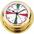 WEMPE Orologio da yacht 110 mm Ø (serie SKIFF) Orologio da yacht ottone